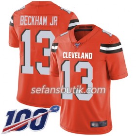 Cleveland Browns Tröjor Odell Beckham JR 13 Nike Apelsin 100th - Herr